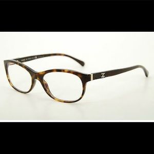 Authentic Chanel Tortoise Eyeglass Frames RX